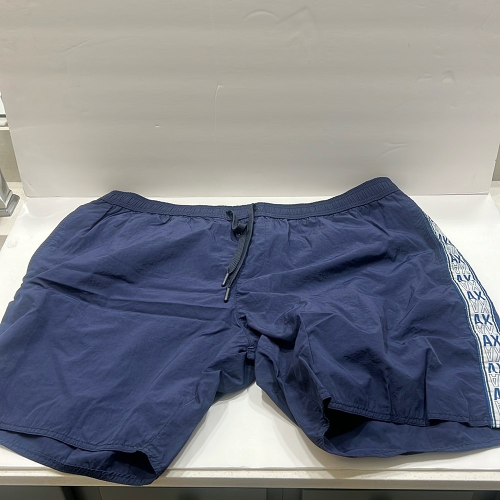 Armani exchange, swimming trunks extra large dark blue